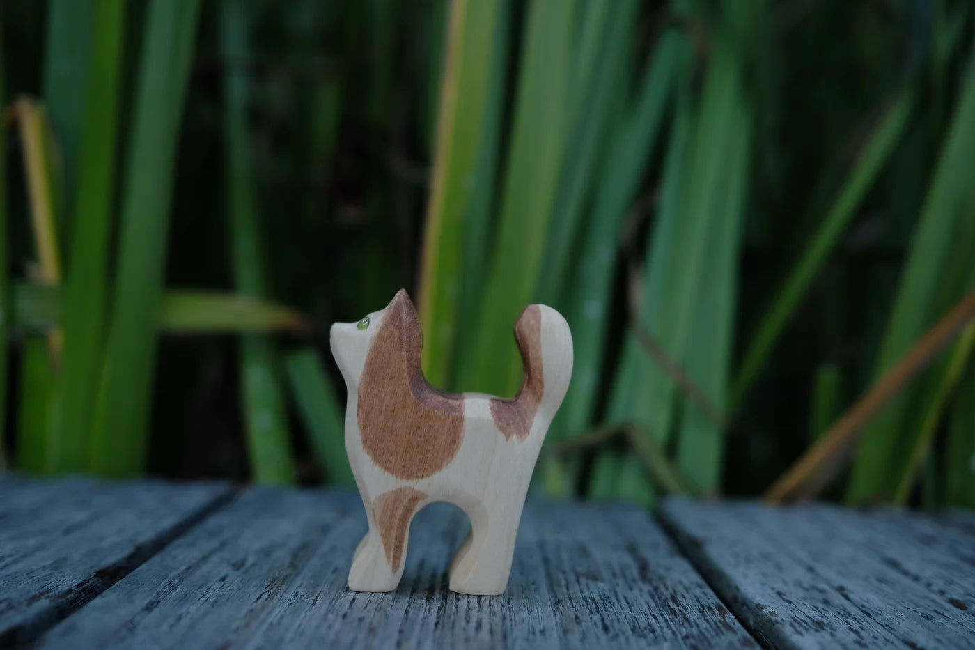 Holzwald Holzfigur Katze