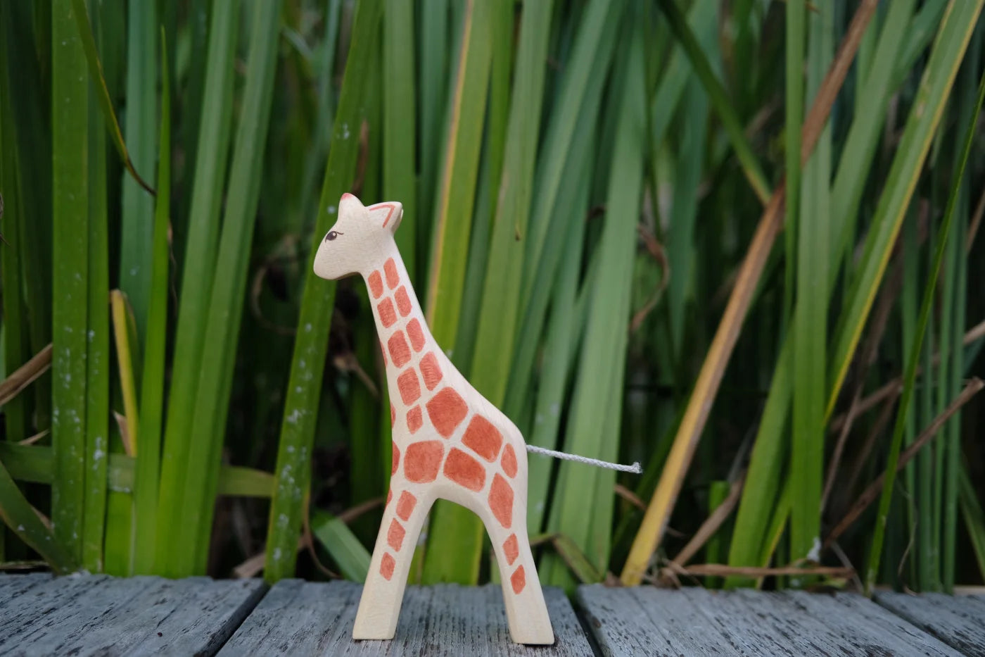 Holzwald Holzfigur Giraffe