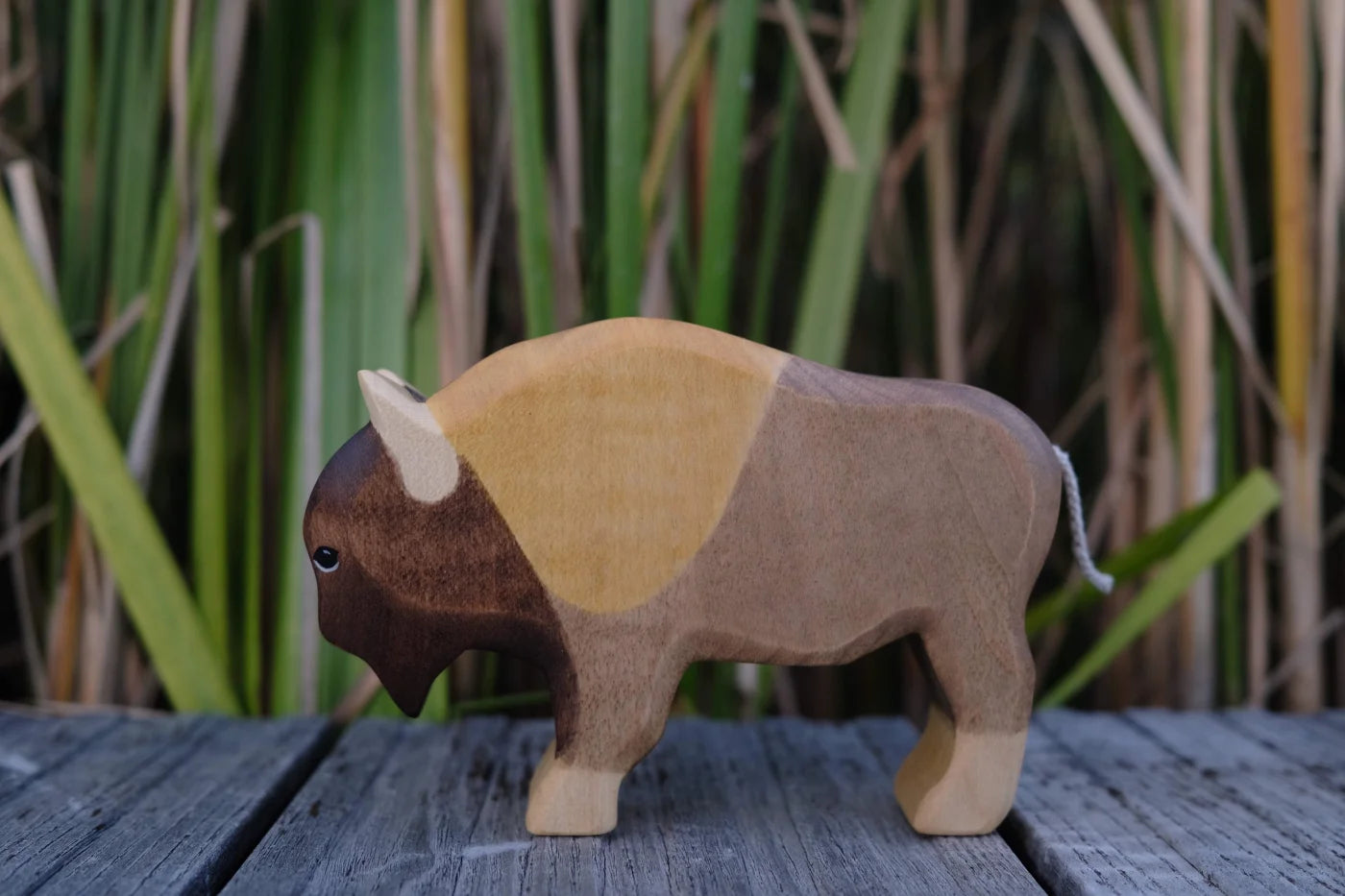 Holzwald Holzfigur Bison