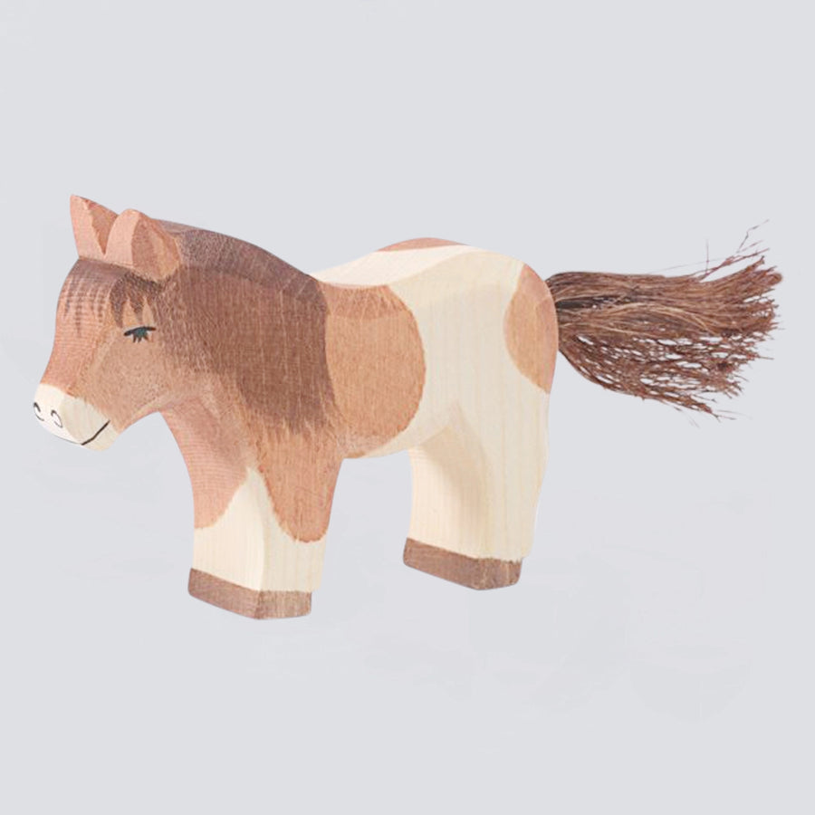 Ostheimer Holzfigur Shetland Pony stehend