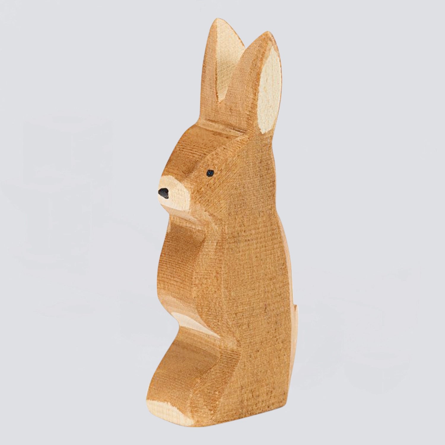 Ostheimer Holzfigur Hase Ohr hoch