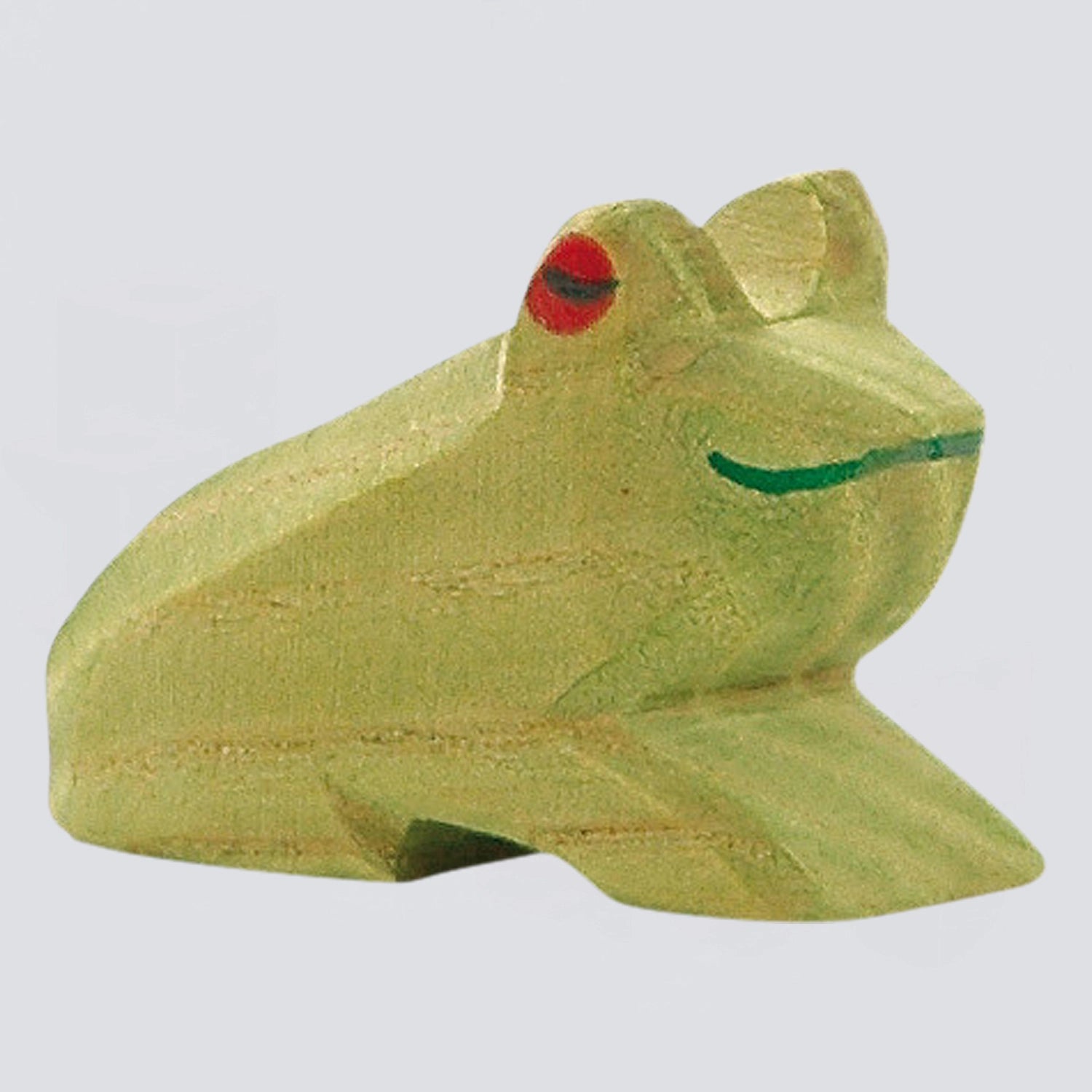 Ostheimer Holzfigur Frosch sitzend