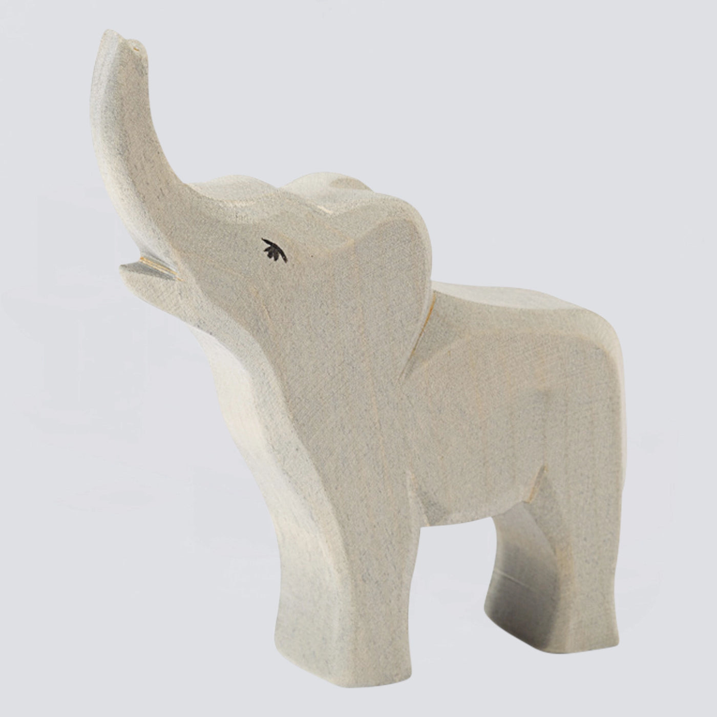 Ostheimer Holzfigur Elefant klein trompetend