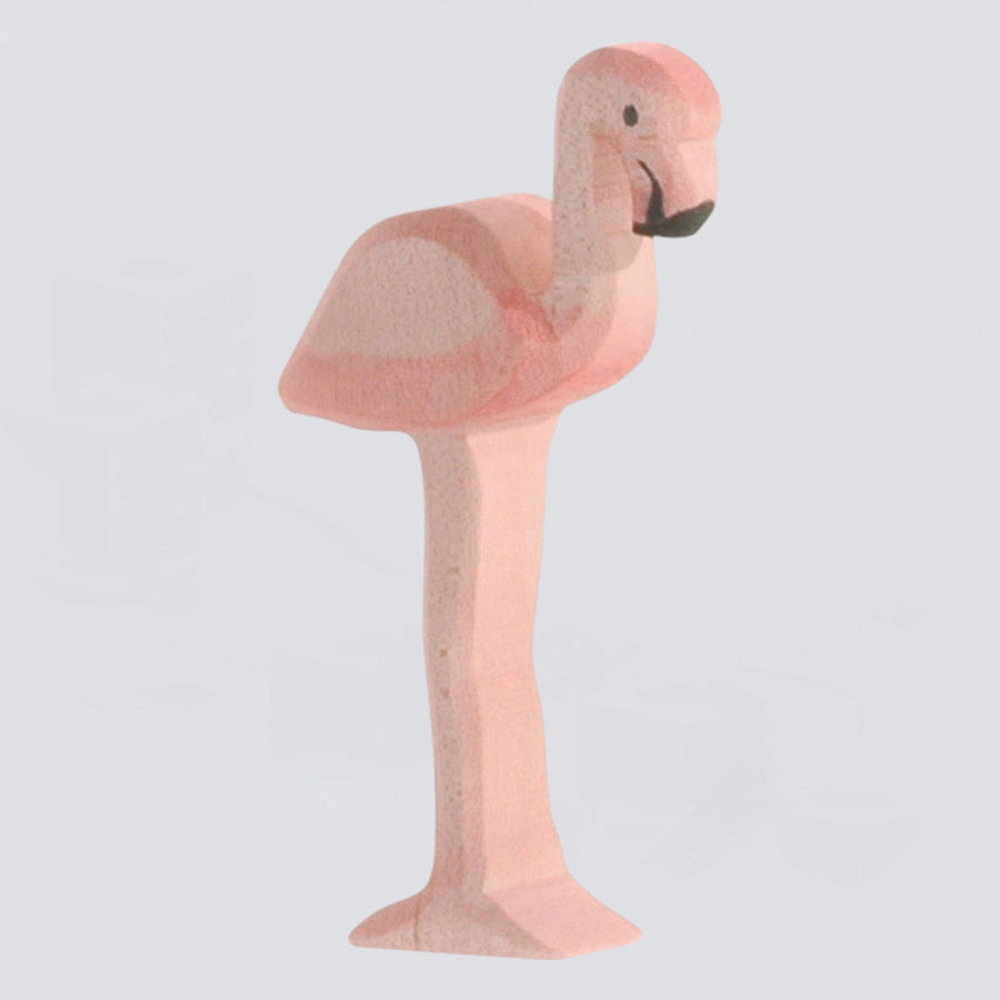 Ostheimer Holzfigur Flamingo