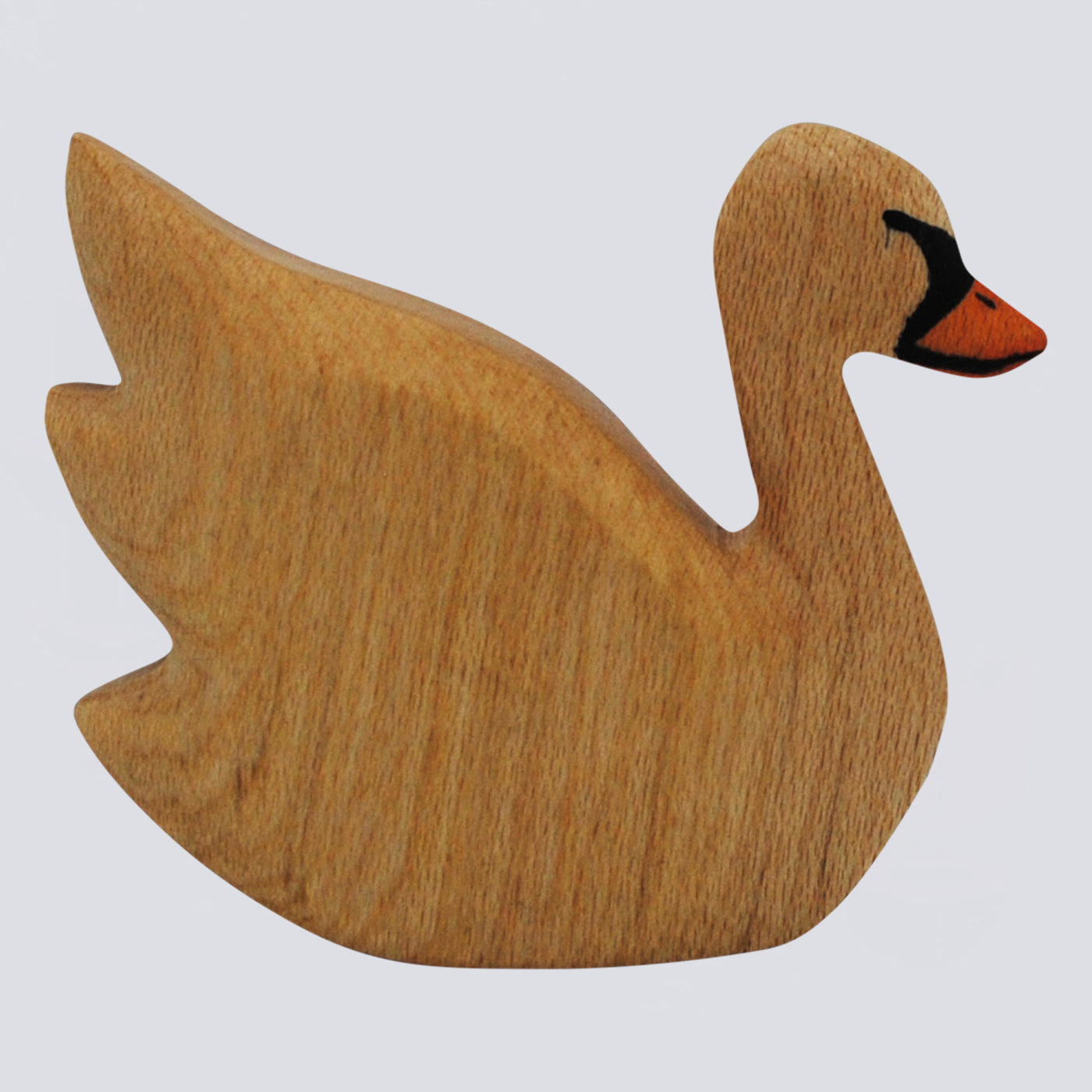 Holzwald Holzfigur Schwan